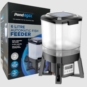 PondMAX Automatic Solar Fish Feeder 6L